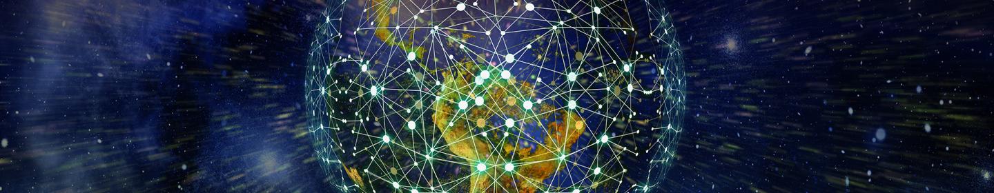 Networks going across the Earth