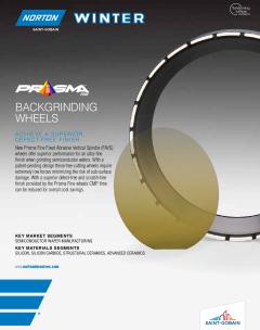 Prisma Fine Fixed Abrasive Vertical Spindle (FAVS) Wheels