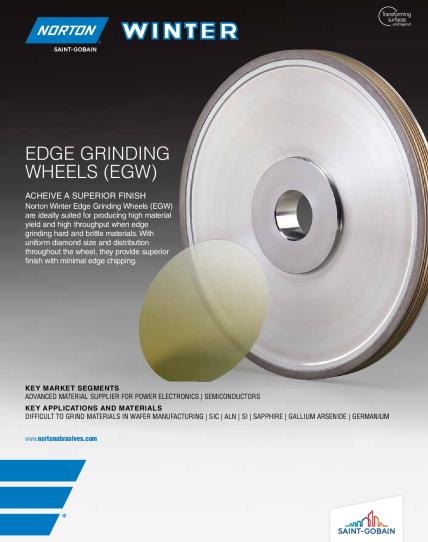 Norton Winter Edge Grinding Wheels (EGW)